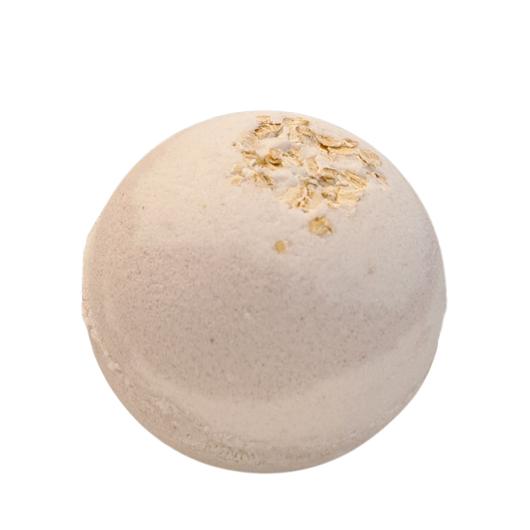 OATMEAL + HONEY BUBBLY BATH BOMB