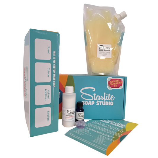 NATURAL SOAP MAKING KIT BOX INSIDE