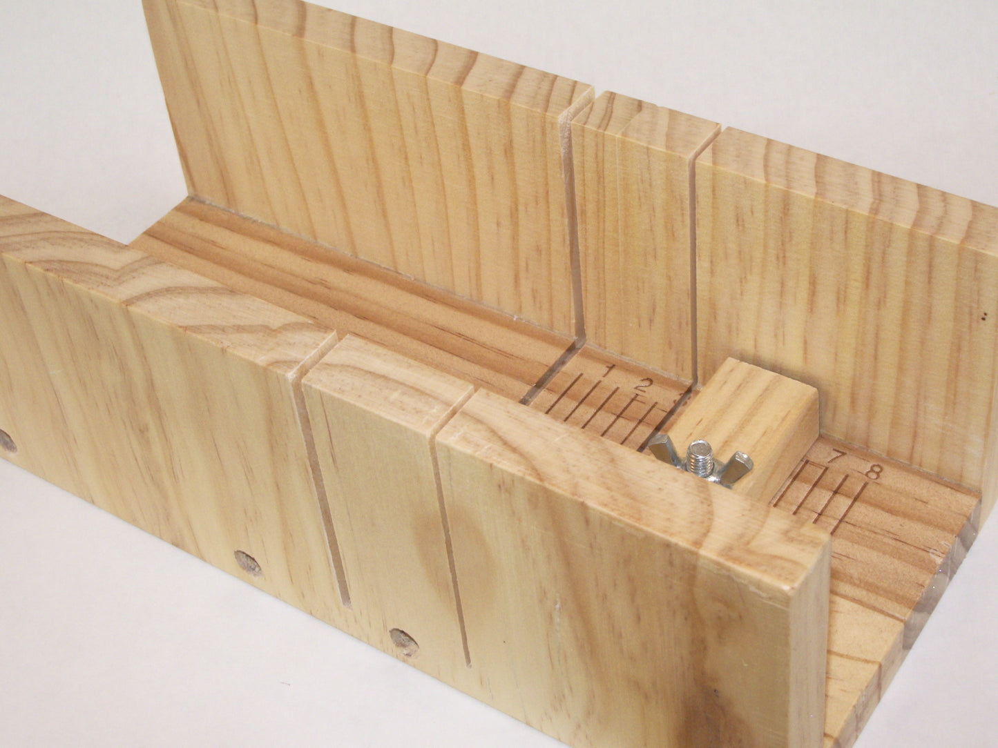 WOODEN SOAP CUTTER with straight & wavy steel blades