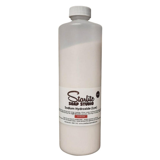 sodium hydroxide (lye) bottle
