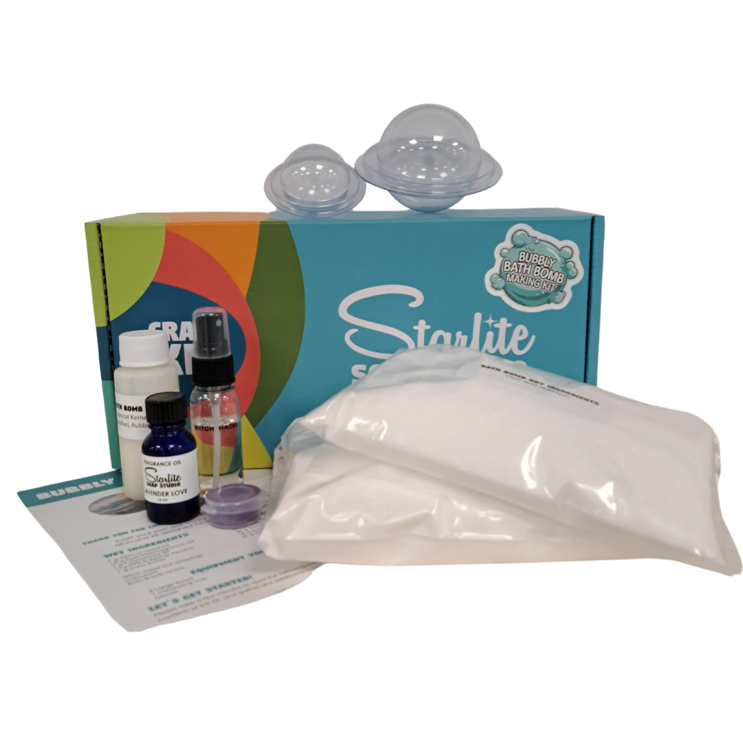 BUBBLY BATH BOMB MAKING KIT INSIDE