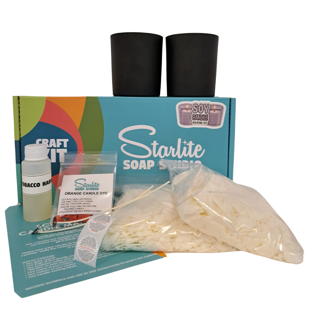 GLASS CANDLE MAKING KIT INSIDE