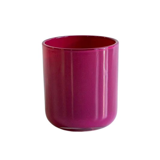 CANDLE VESSEL GLOSSY WINE