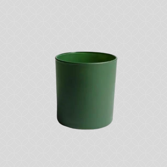 FOREST GREEN CANDLE VESSEL