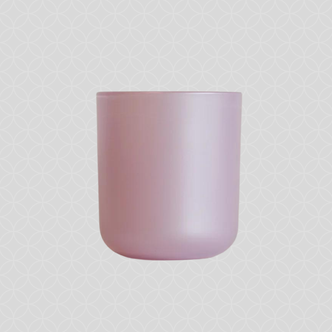 pearl lilac candle vessel