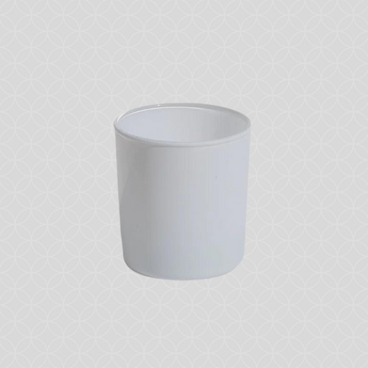 WHITE CANDLE VESSEL