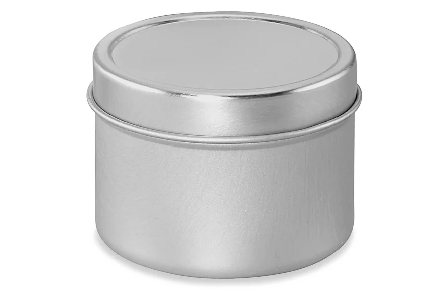 TRAVEL CANDLE TINS - SILVER